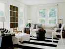 Phòng khách đen trắng – sức lôi cuốn từ gam màu cơ bản